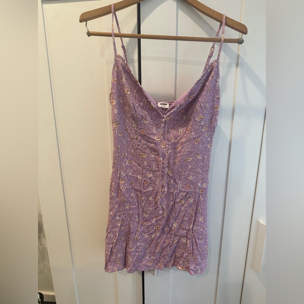 Cotton On Lavender Floral Mini Dress